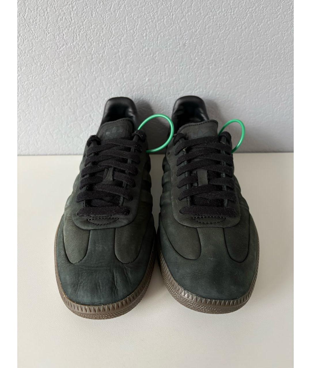 ADIDAS Черные замшевые низкие кроссовки / кеды, фото 5
