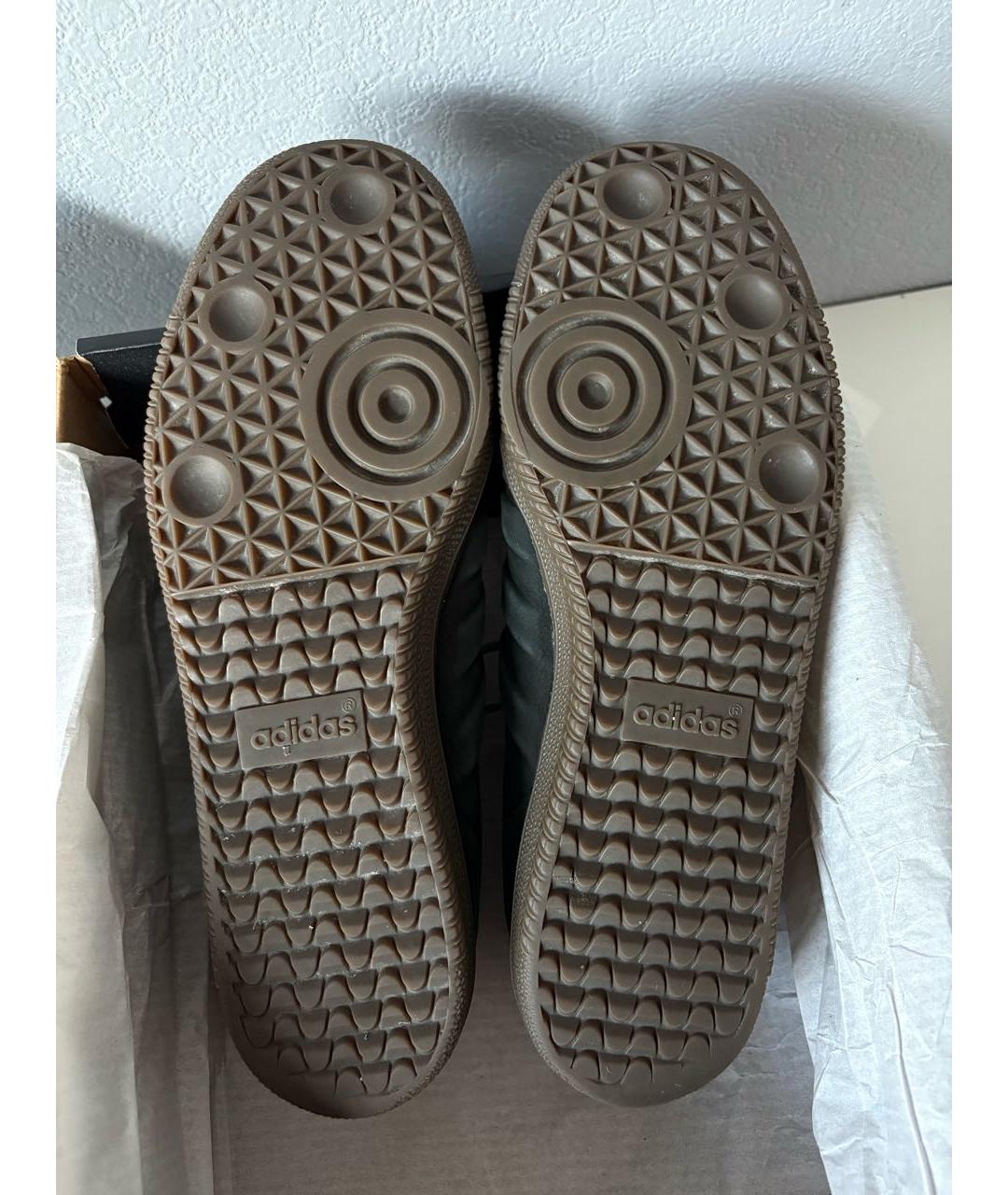 ADIDAS Черные замшевые низкие кроссовки / кеды, фото 7