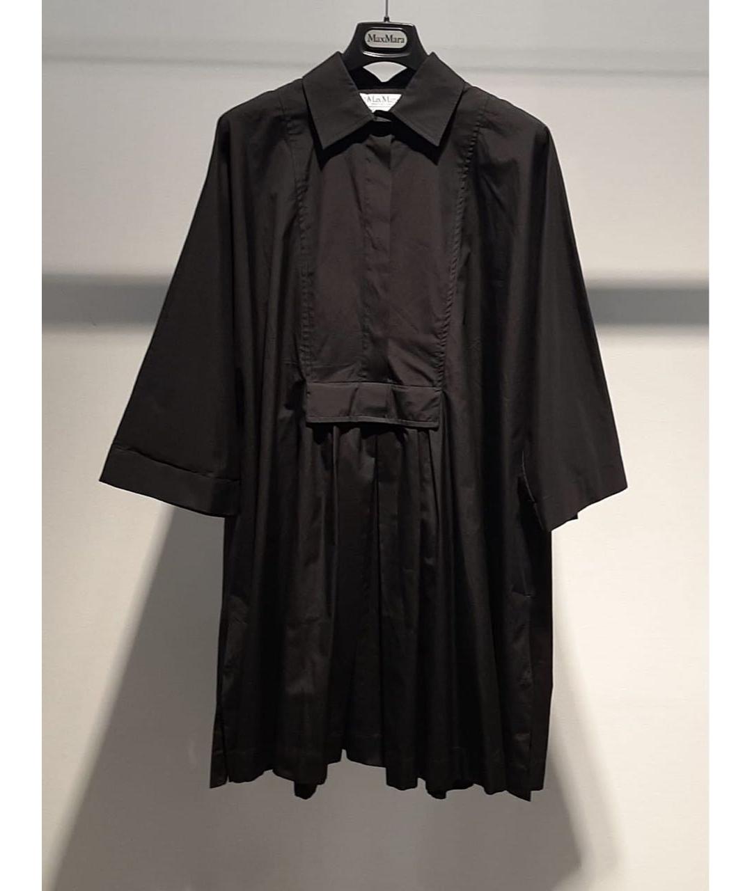 MAX MARA Черное повседневное платье, фото 4