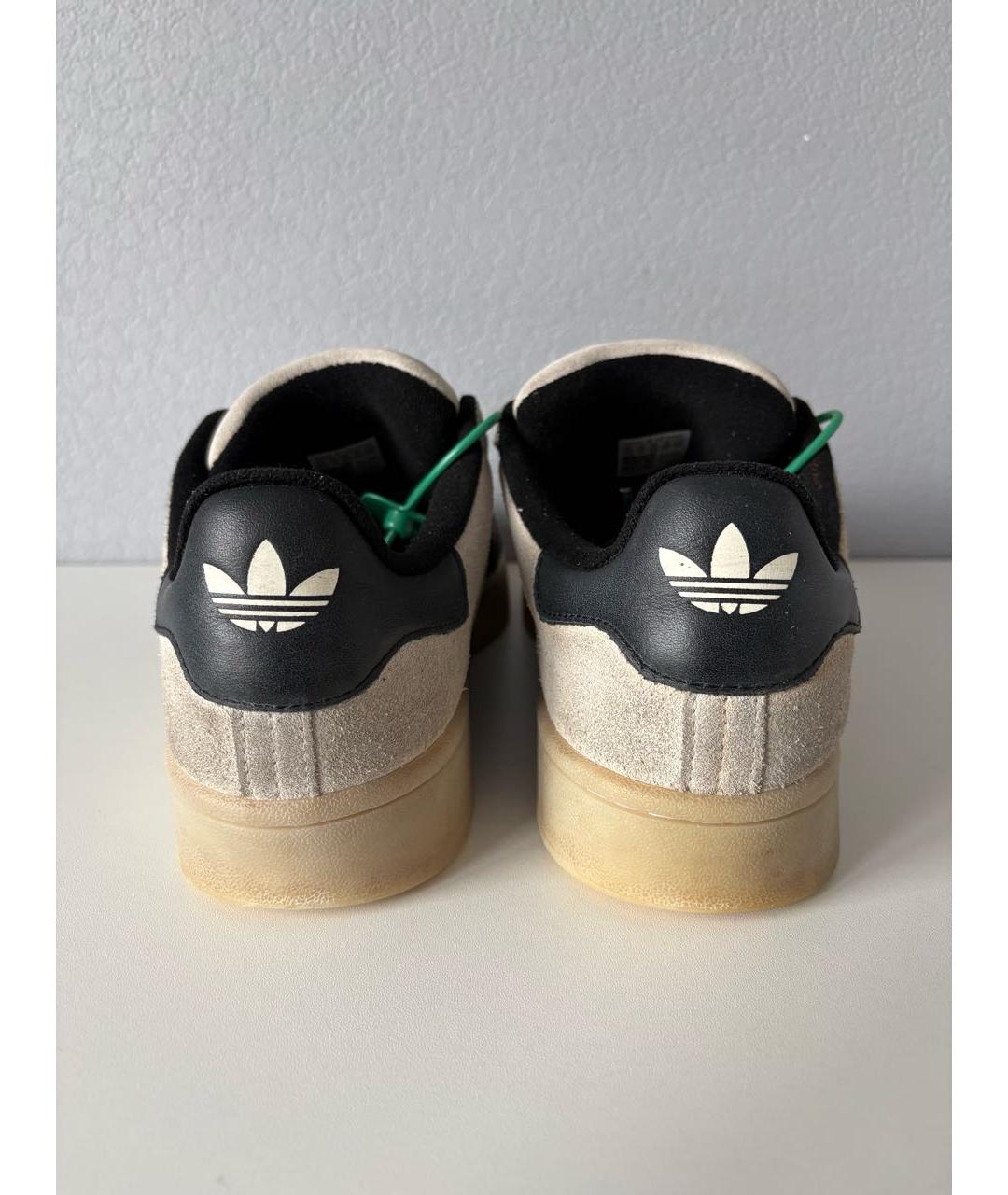 ADIDAS Бежевые замшевые низкие кроссовки / кеды, фото 5