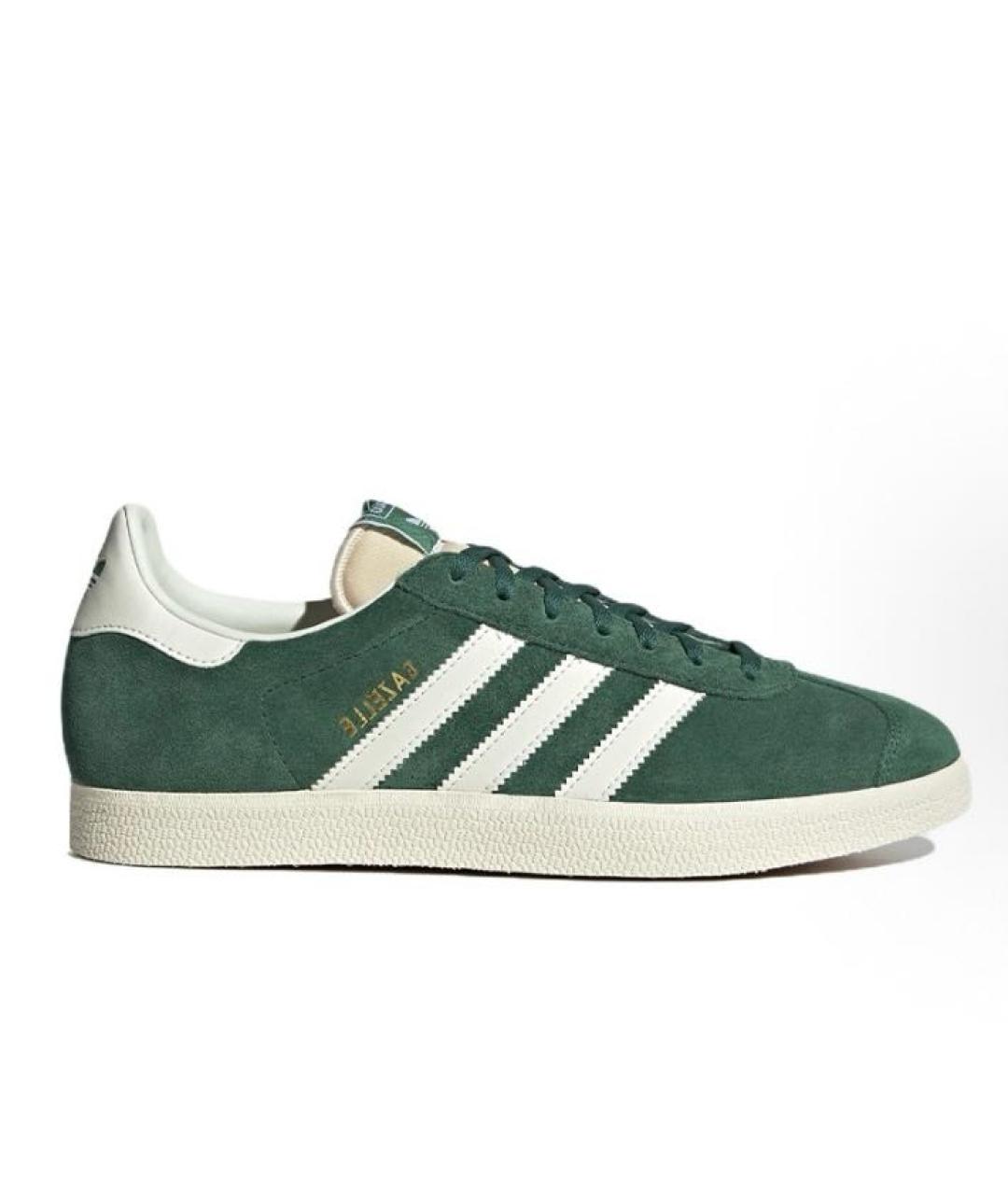 ADIDAS Зеленые замшевые низкие кроссовки / кеды, фото 9