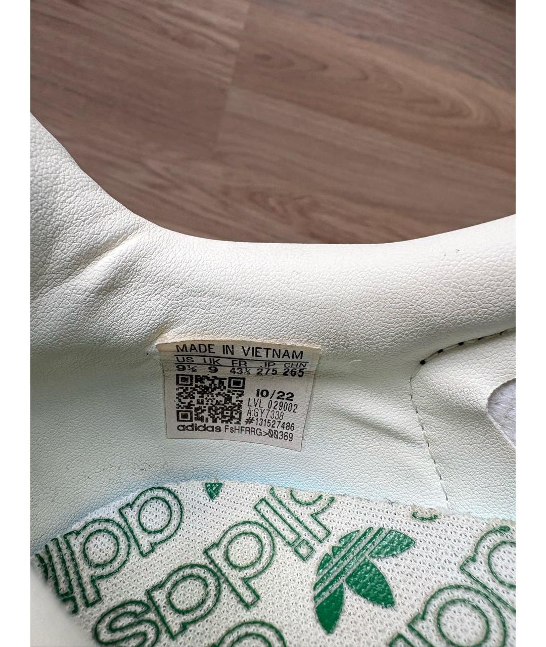 ADIDAS Зеленые замшевые низкие кроссовки / кеды, фото 8