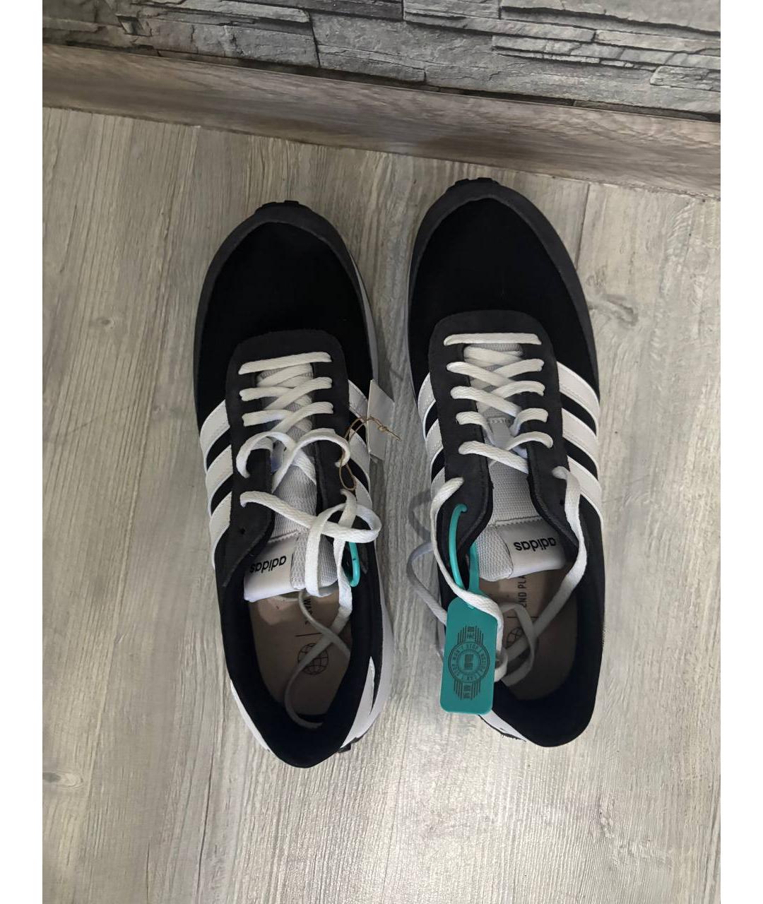 ADIDAS Темно-синие синтетические низкие кроссовки / кеды, фото 3
