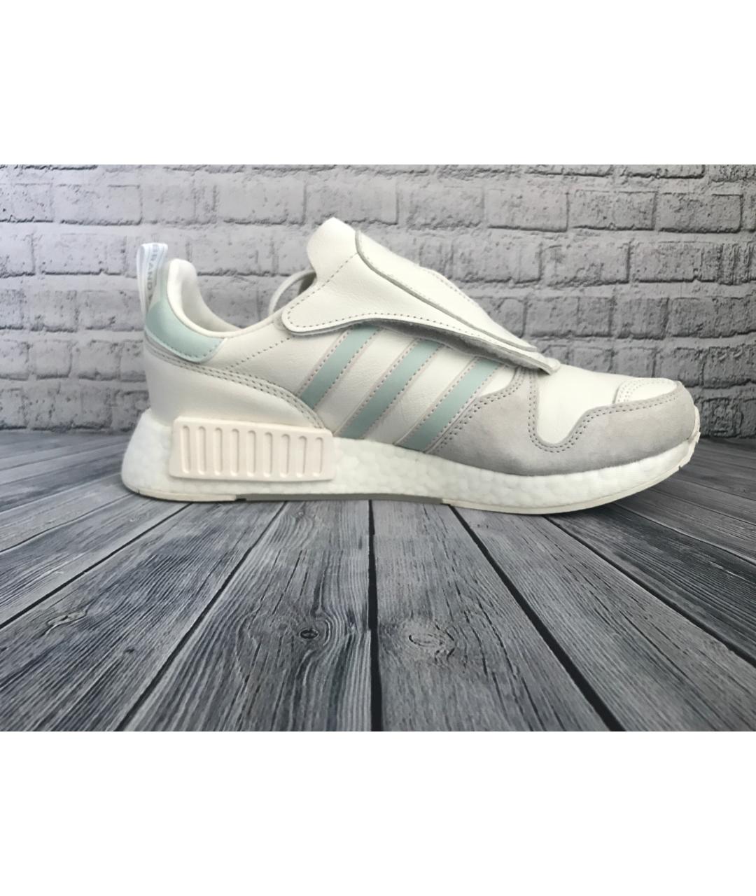 ADIDAS Белые кожаные низкие кроссовки / кеды, фото 5