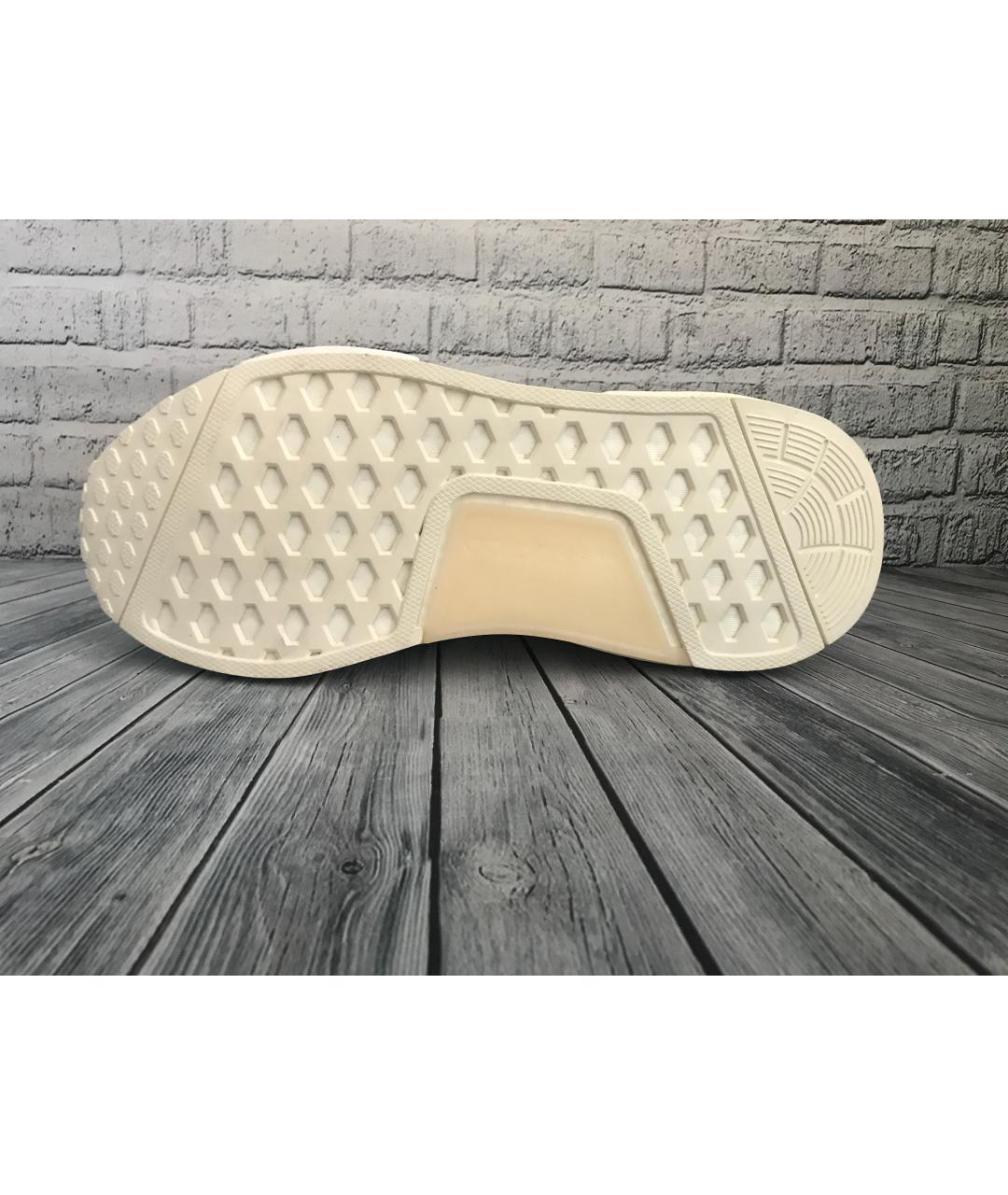 ADIDAS Белые кожаные низкие кроссовки / кеды, фото 6