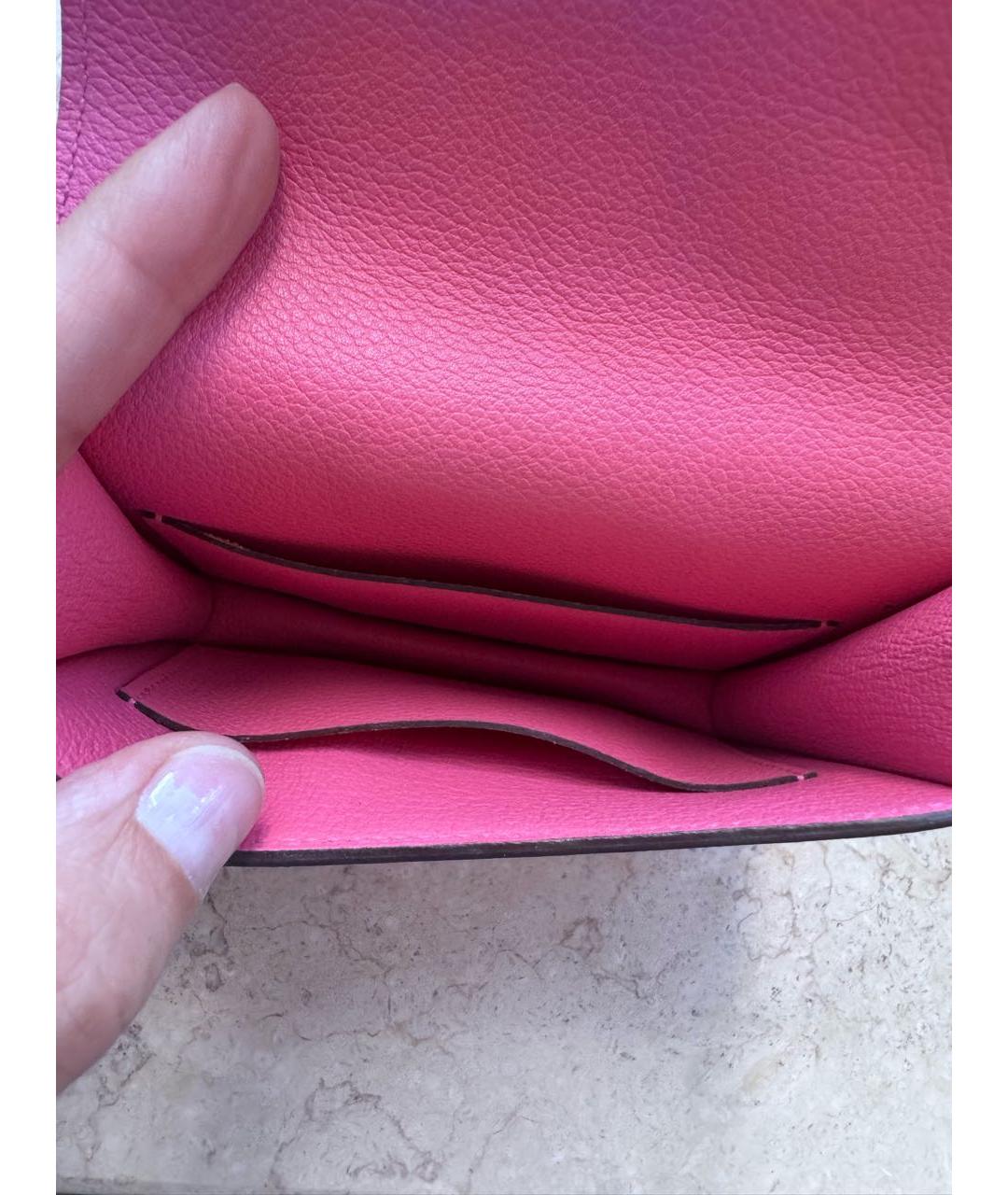 HERMES Розовая кожаная поясная сумка, фото 4