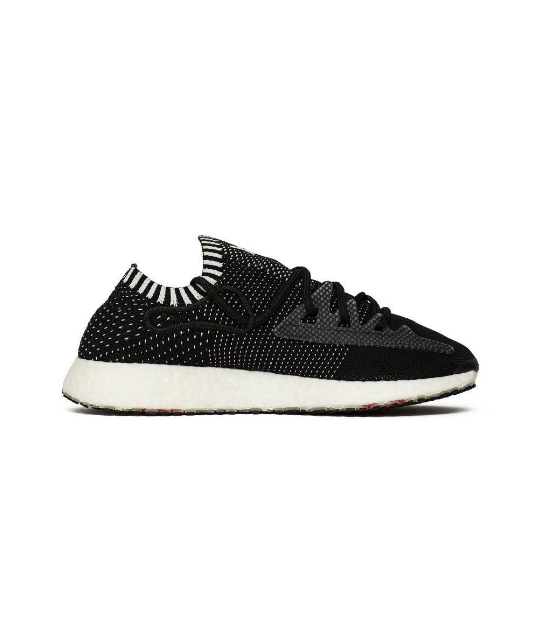 Y-3 Черные неопреновые низкие кроссовки / кеды, фото 8