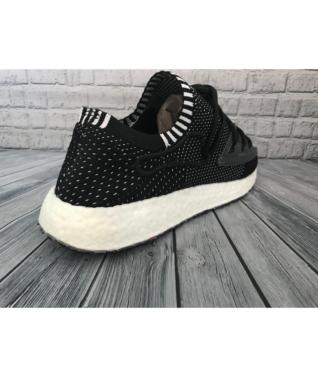 Y-3 Черные неопреновые низкие кроссовки / кеды, фото 4