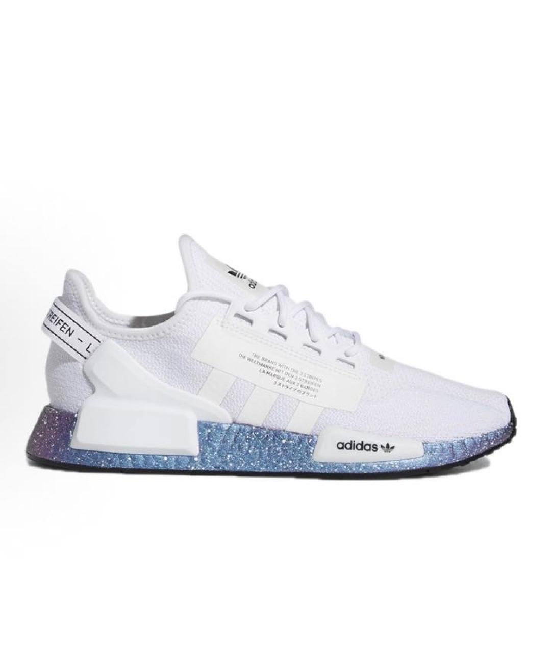 ADIDAS Белые текстильные низкие кроссовки / кеды, фото 9