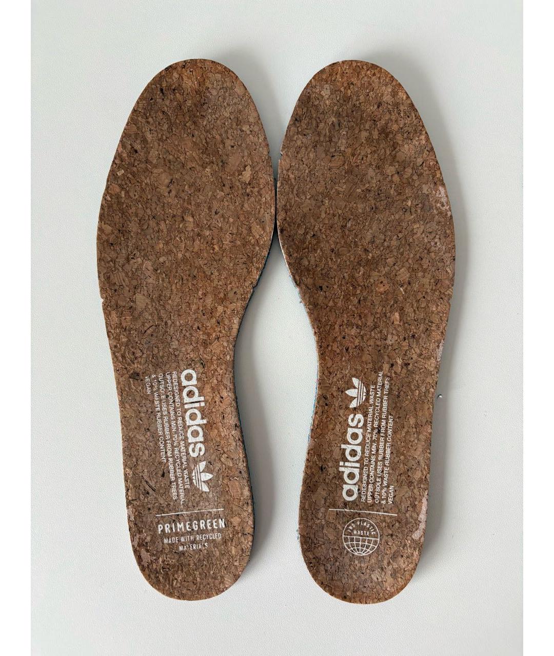 ADIDAS Белые кожаные низкие кроссовки / кеды, фото 7