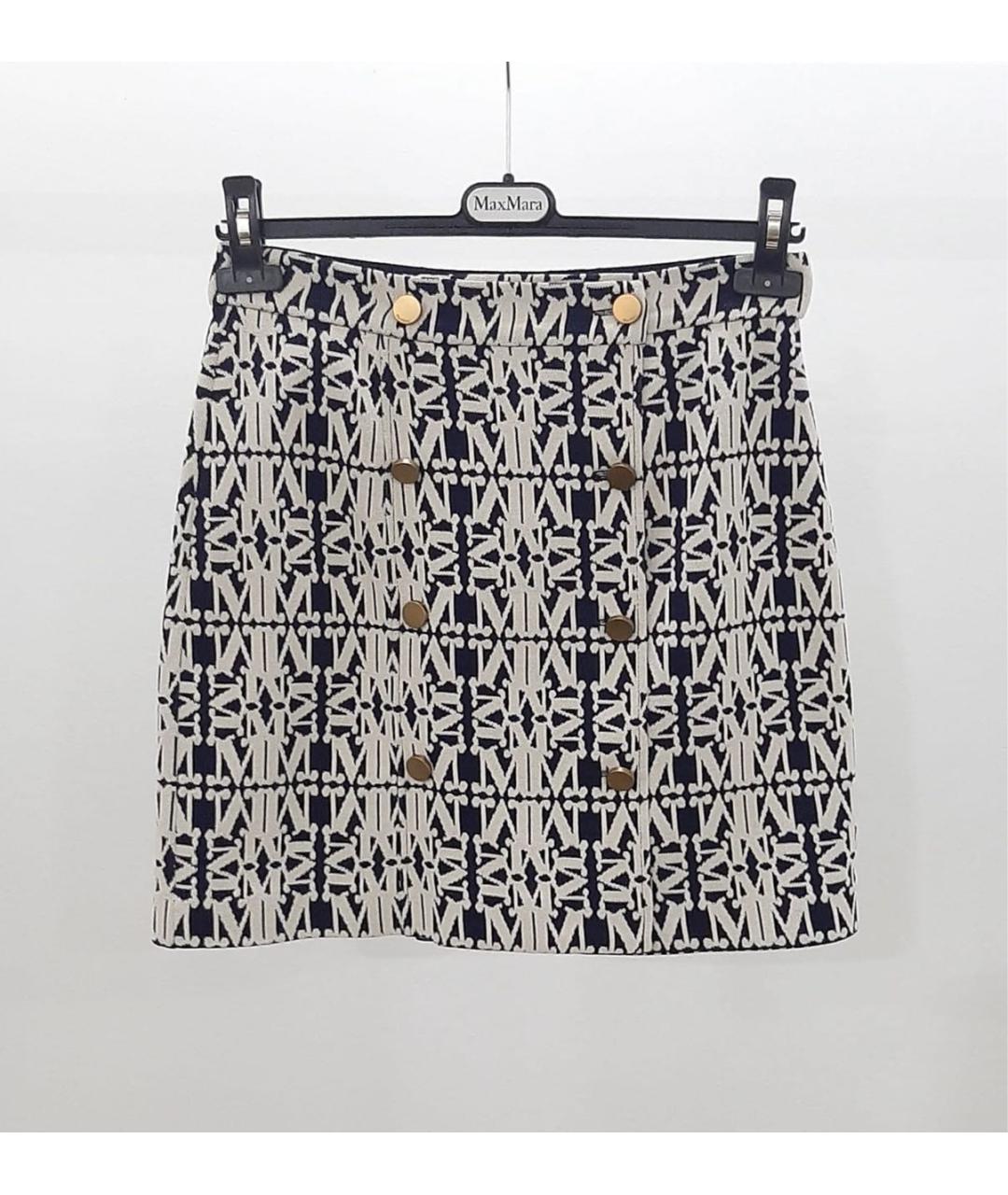 MAX MARA Мульти юбка мини, фото 3