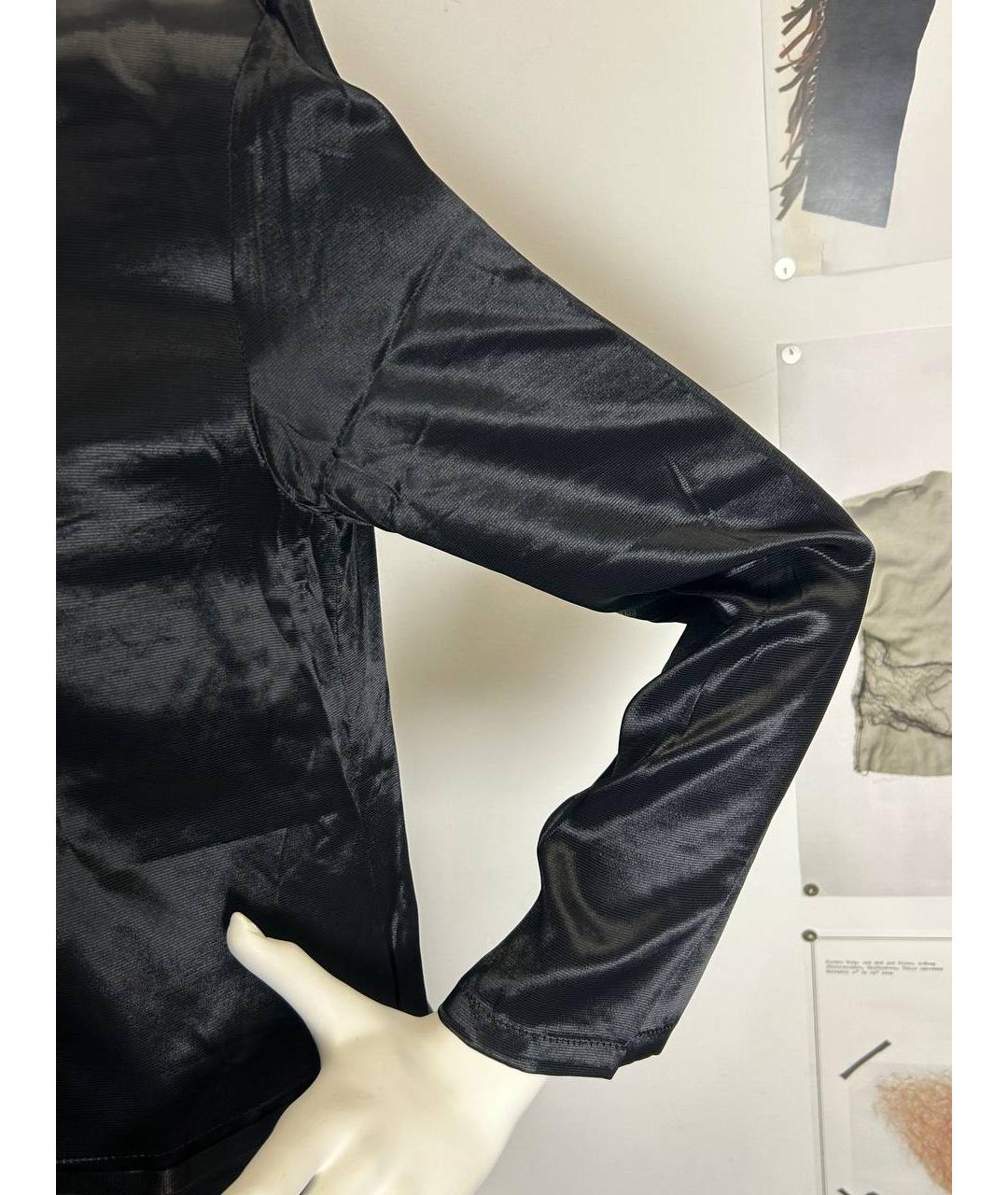 YOHJI YAMAMOTO Черная блузы, фото 6
