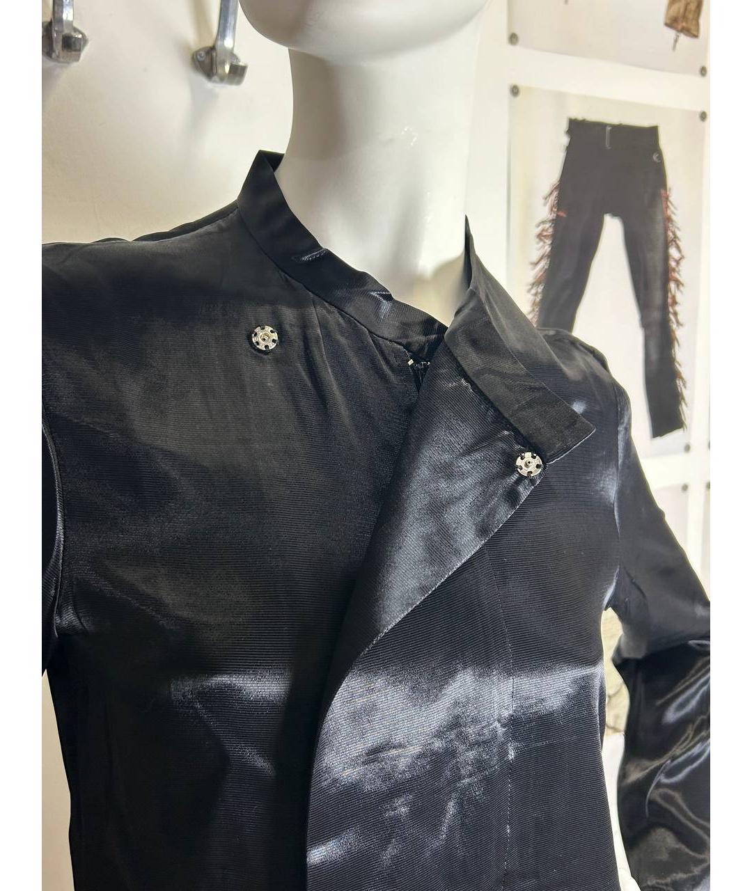 YOHJI YAMAMOTO Черная блузы, фото 7