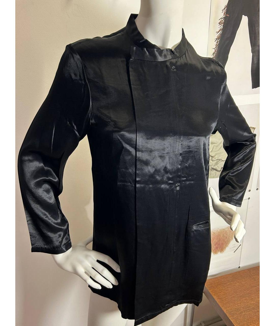 YOHJI YAMAMOTO Черная блузы, фото 10