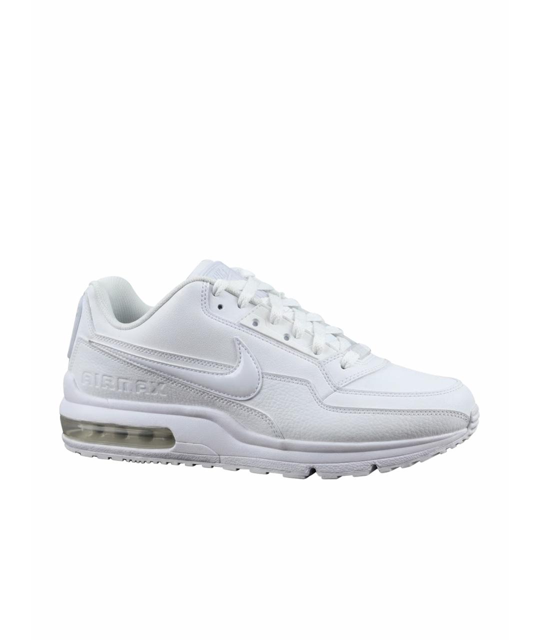NIKE Белые кожаные высокие кроссовки / кеды, фото 1