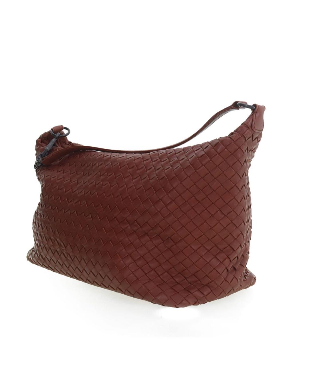 BOTTEGA VENETA Коричневая кожаная сумка тоут, фото 3