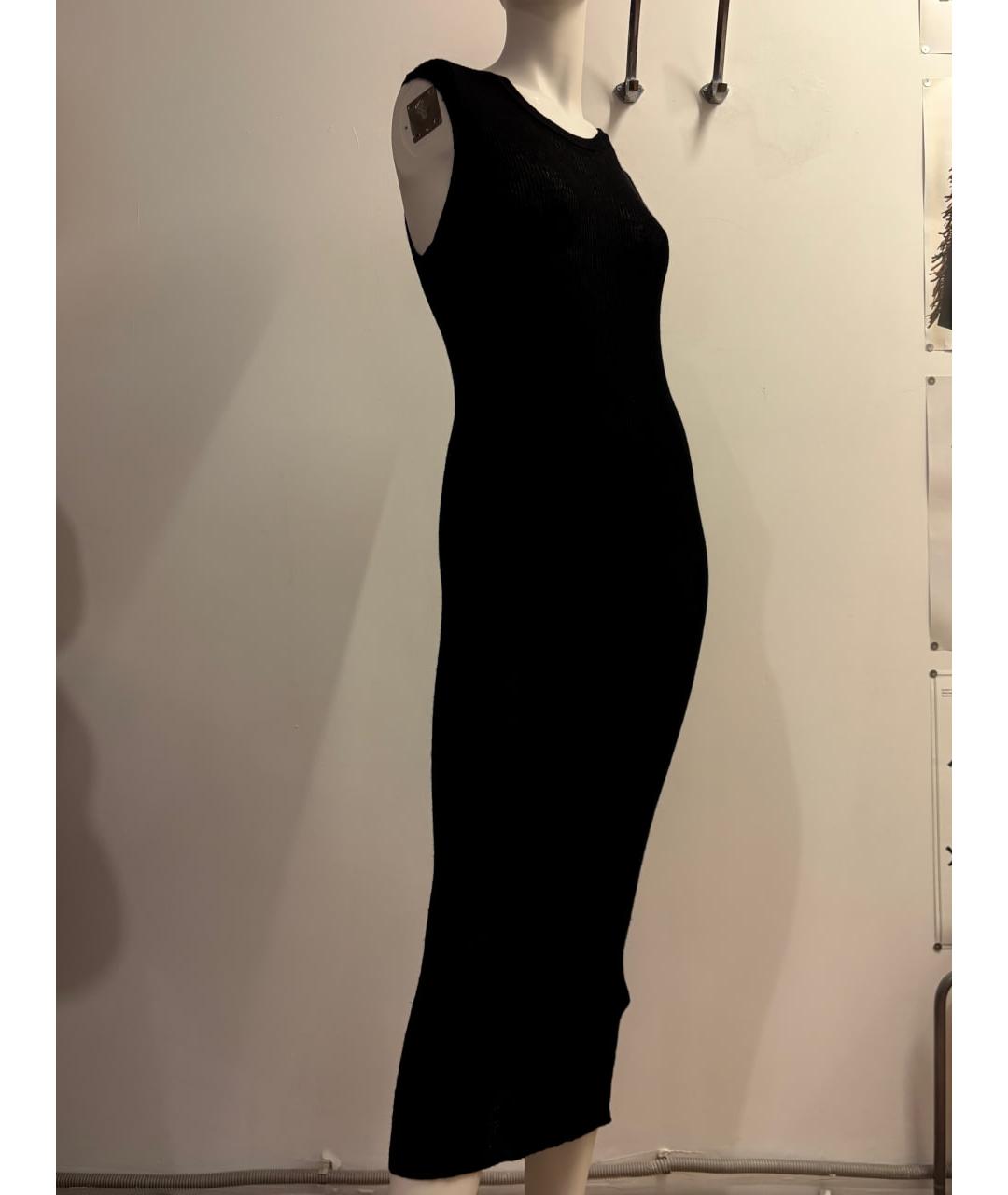 YOHJI YAMAMOTO Черное шерстяное платье, фото 5