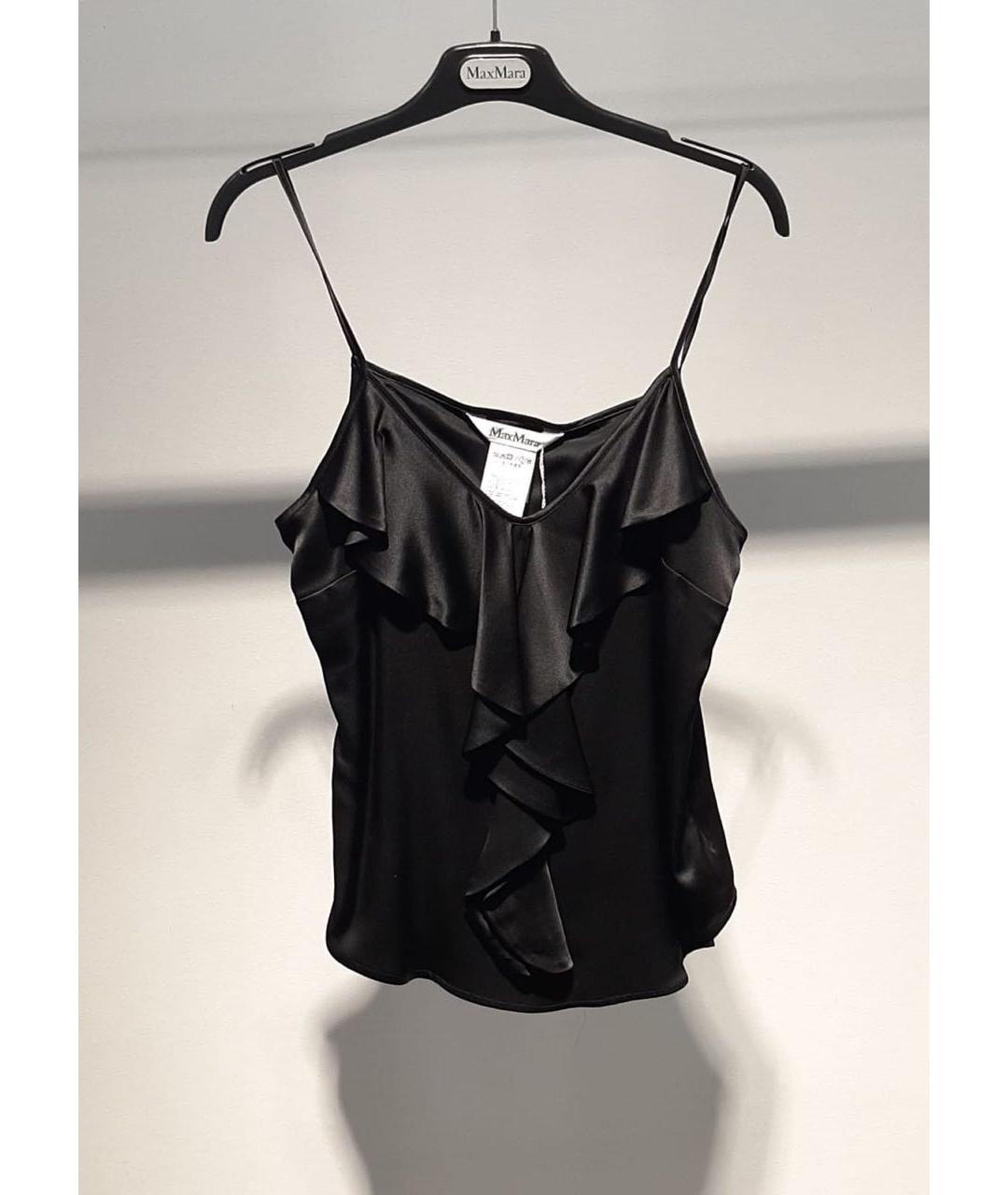MAX MARA Черная майка, фото 3