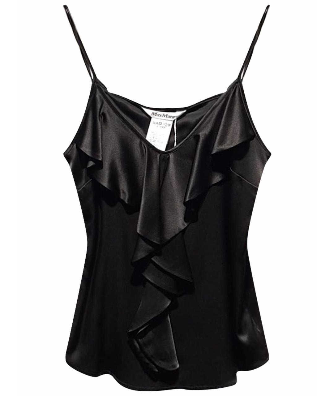 MAX MARA Черная майка, фото 1