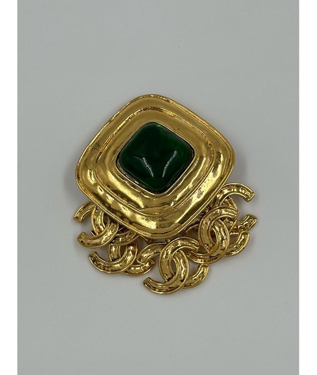 CHANEL Золотая позолоченная булавка / брошь, фото 9