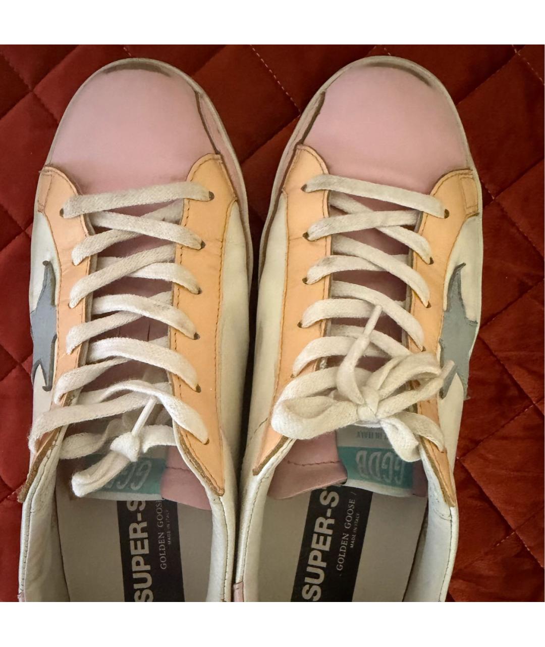 GOLDEN GOOSE Мульти кожаные кроссовки, фото 6