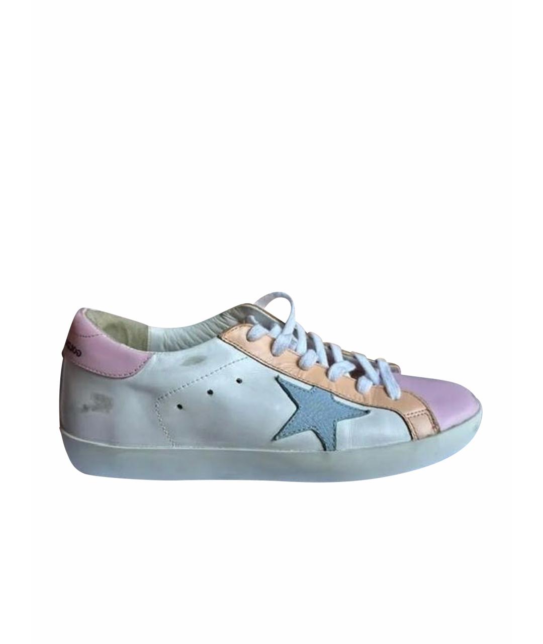 GOLDEN GOOSE Мульти кожаные кроссовки, фото 1