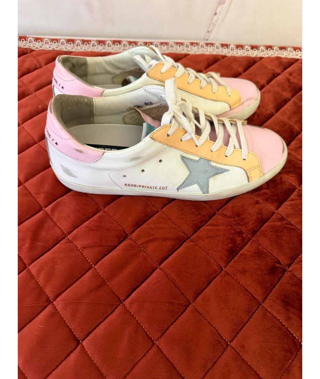 GOLDEN GOOSE Мульти кожаные кроссовки, фото 3