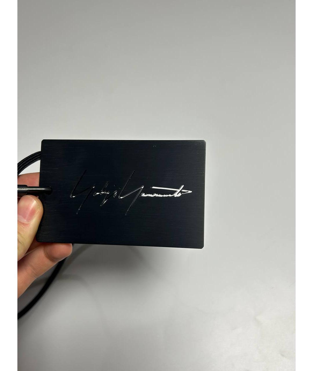 YOHJI YAMAMOTO Черный кардхолдер, фото 6