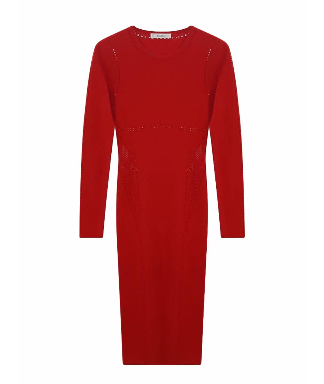 MAX MARA Красное повседневное платье, фото 1