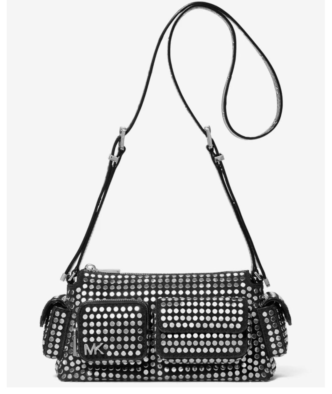 MICHAEL KORS Черная сумка через плечо, фото 10
