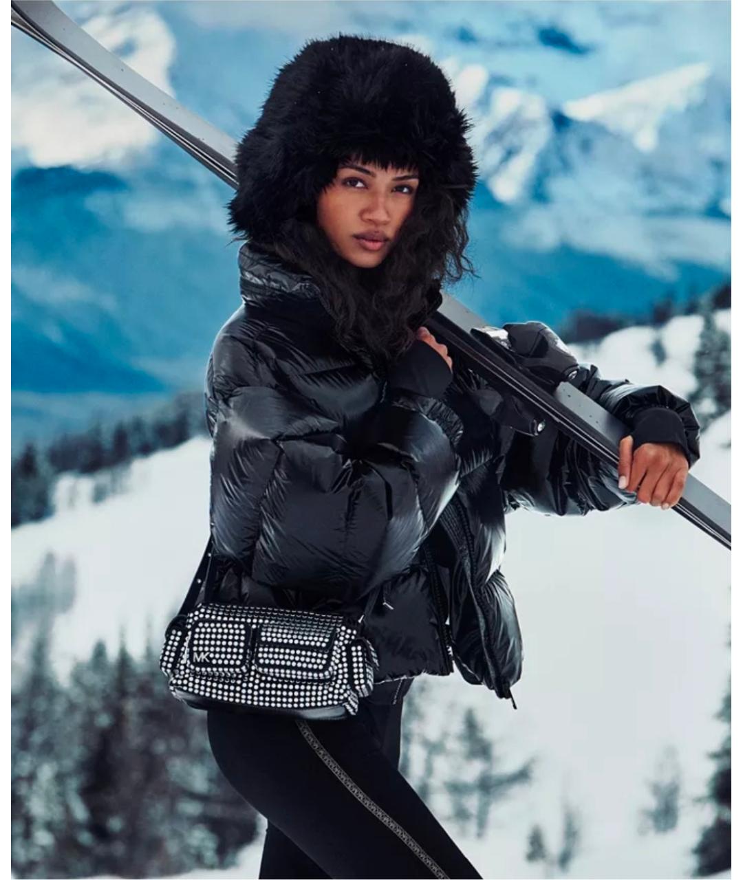 MICHAEL KORS Черная сумка через плечо, фото 4