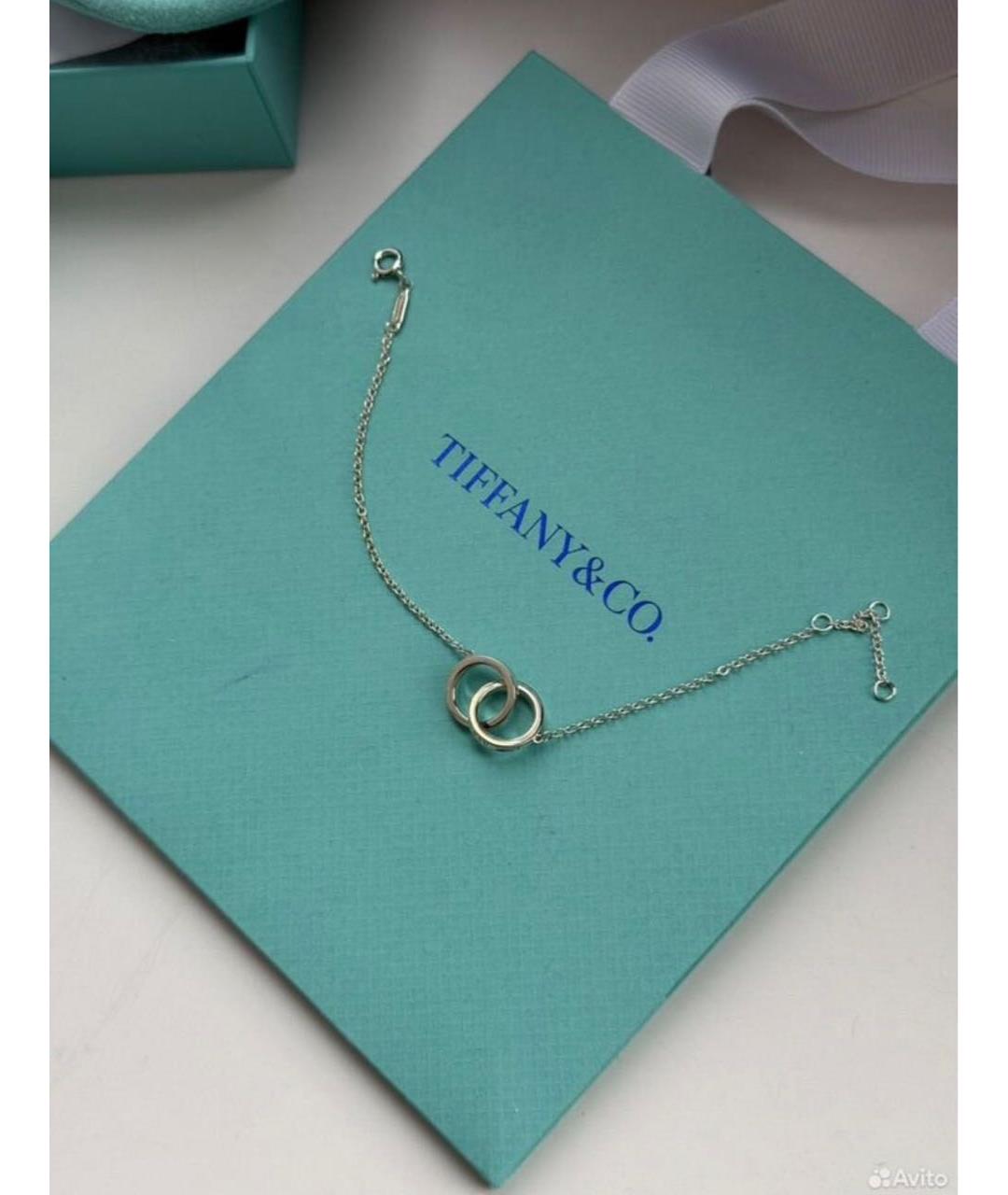 TIFFANY&CO Белый серебряный браслет, фото 3
