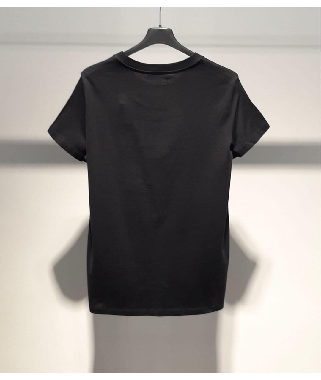 MAX MARA Черная футболка, фото 3