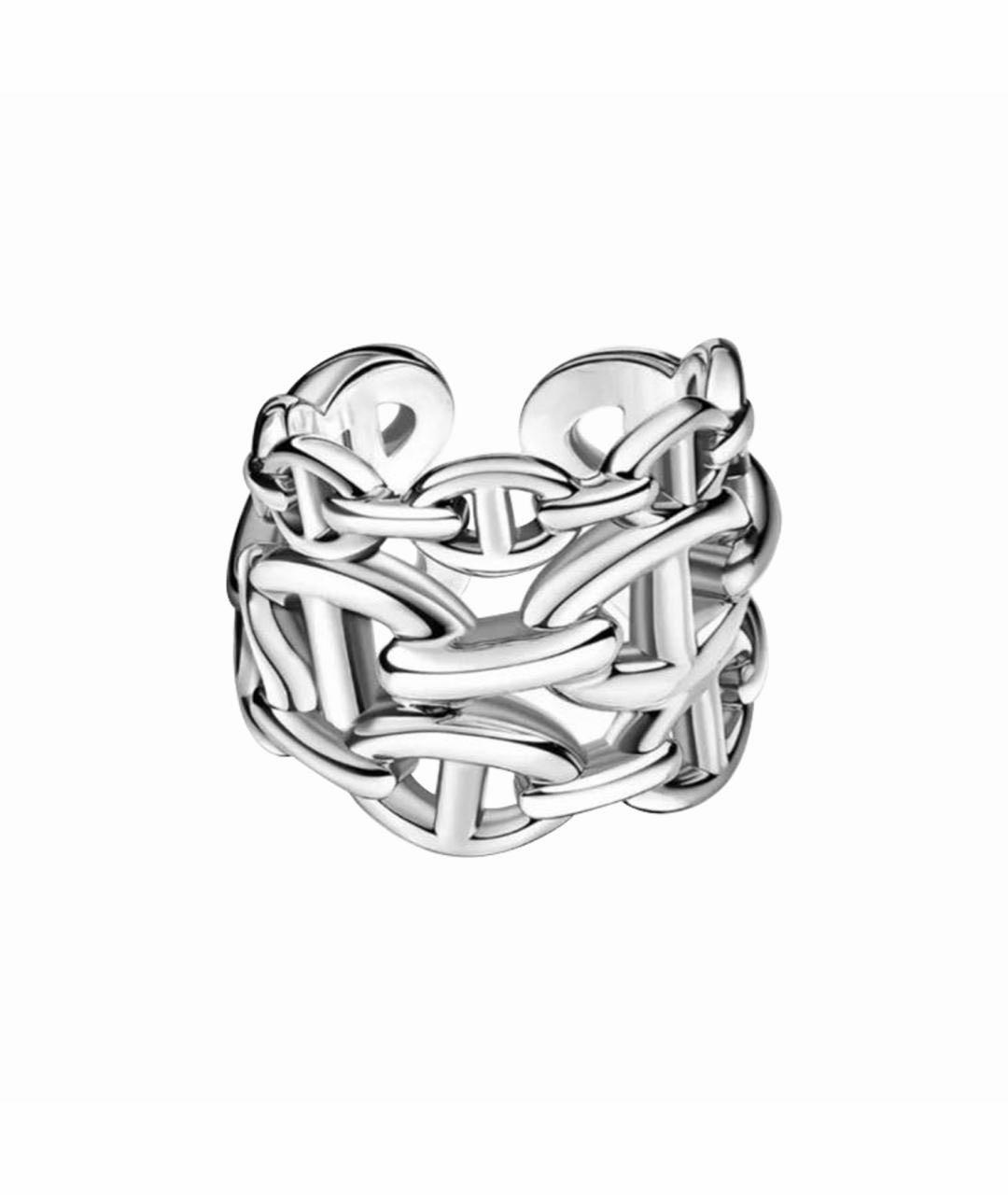 HERMES Серебряное серебряное кольцо, фото 9