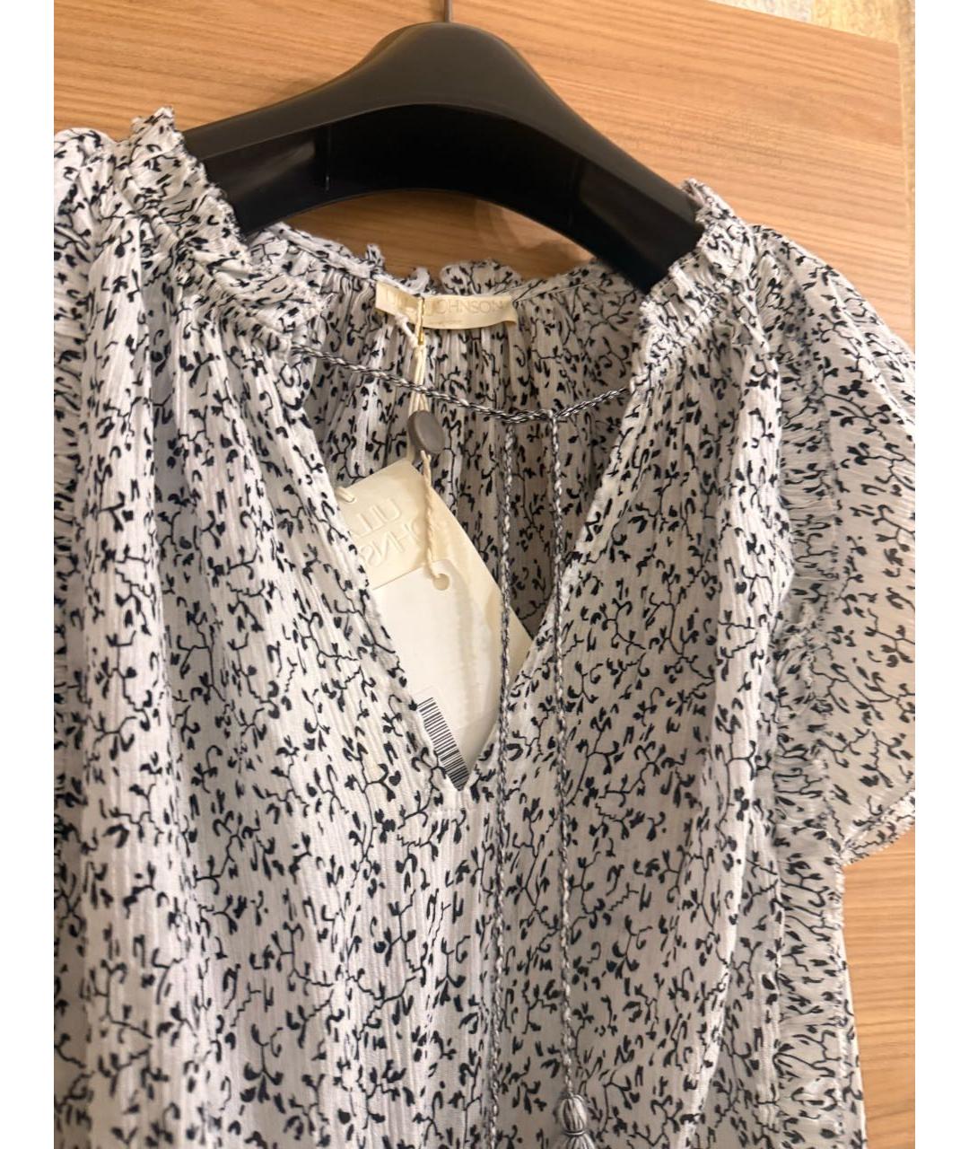 ULLA JOHNSON Голубое хлопковое повседневное платье, фото 6