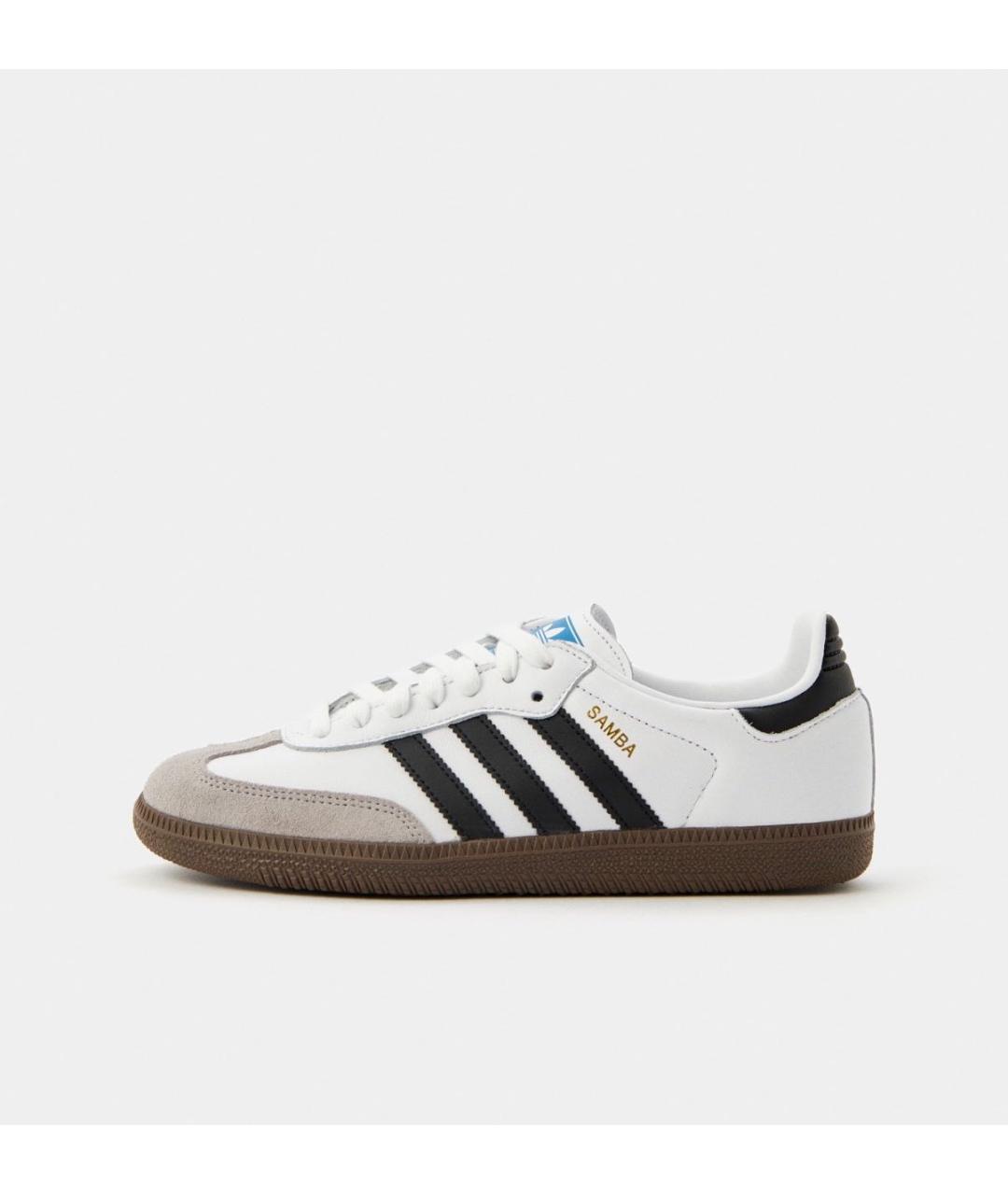 ADIDAS Белые кожаные кеды, фото 7