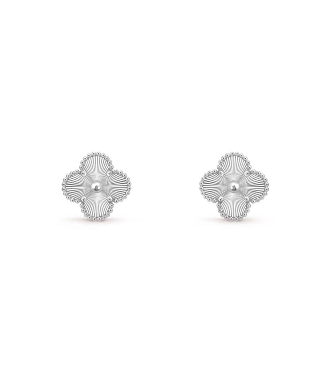 VAN CLEEF & ARPELS Серебряные серьги из белого золота, фото 1