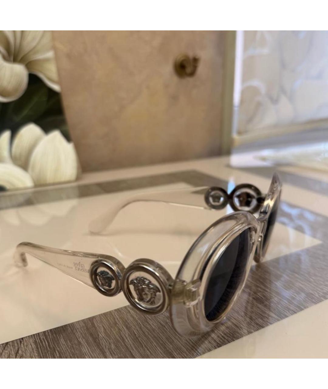 VERSACE Прозрачные солнцезащитные очки, фото 2