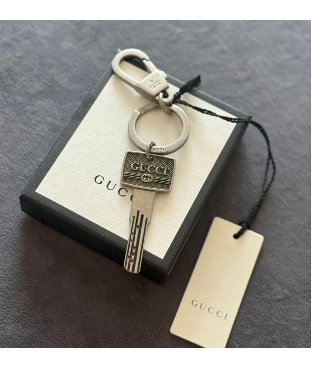 GUCCI Серебряный брелок, фото 5