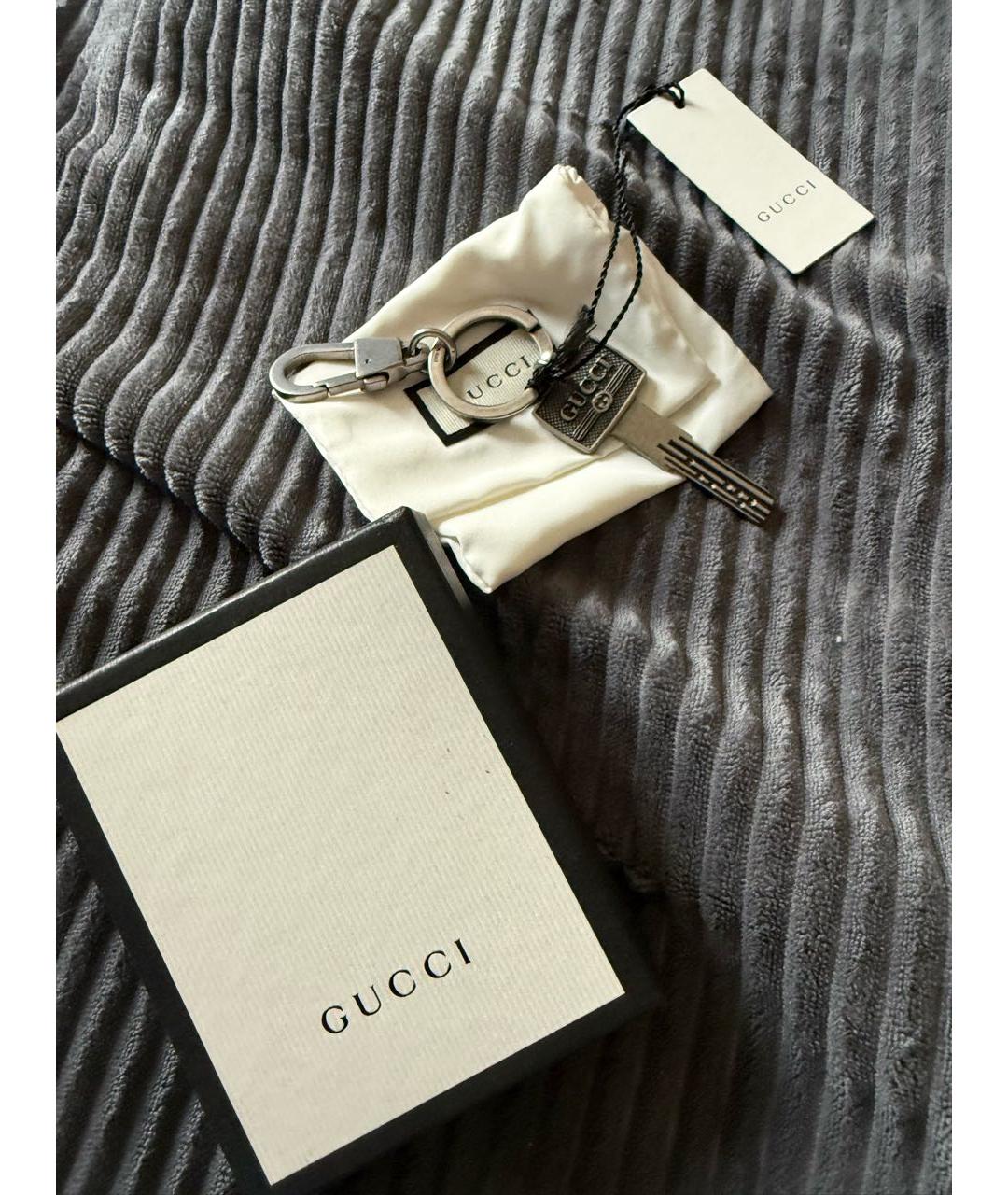 GUCCI Серебряный брелок, фото 2