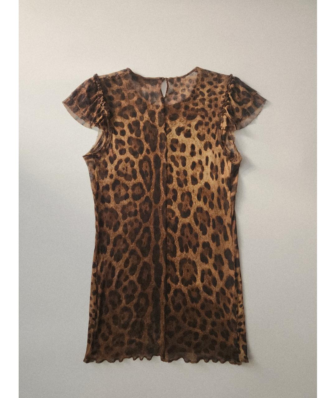 DOLCE&GABBANA Коричневая футболка, фото 2