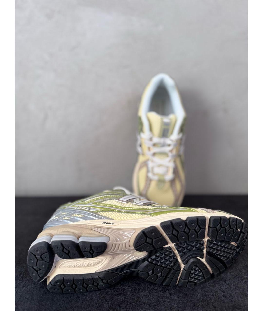 NEW BALANCE Салатовые низкие кроссовки / кеды, фото 3