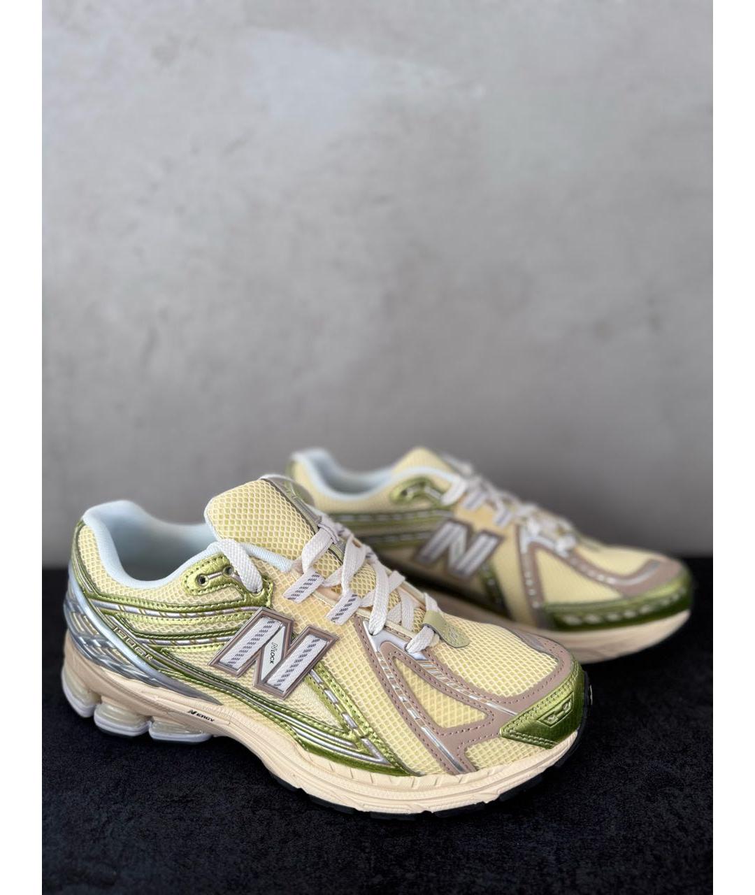 NEW BALANCE Салатовые низкие кроссовки / кеды, фото 2