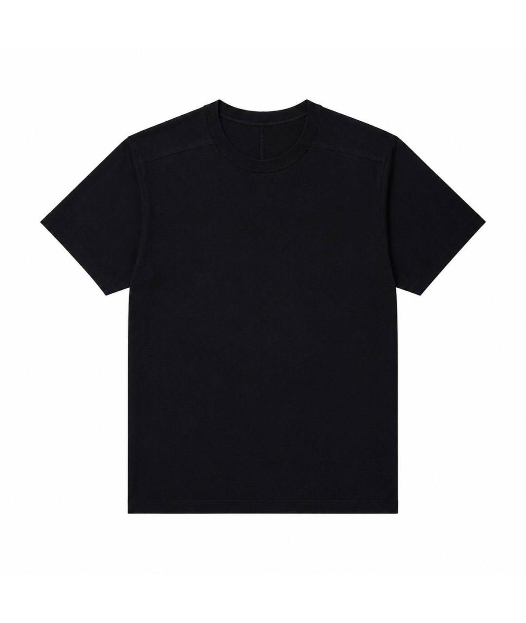 RICK OWENS Черная футболка, фото 4