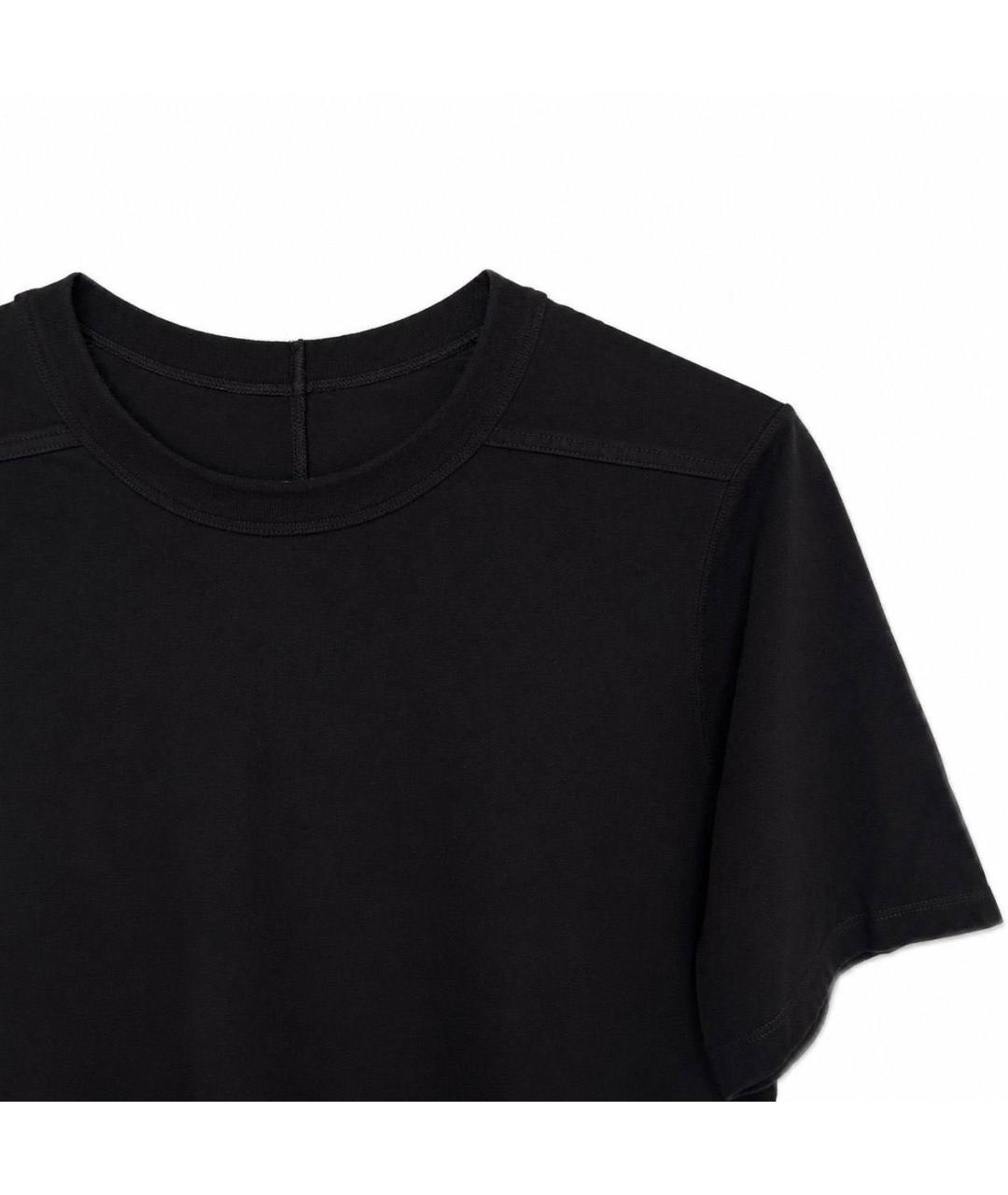 RICK OWENS Черная футболка, фото 2