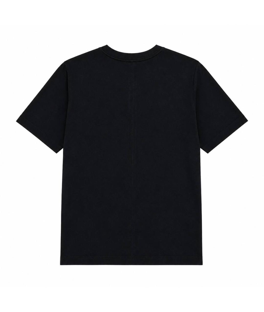 RICK OWENS Черная футболка, фото 3