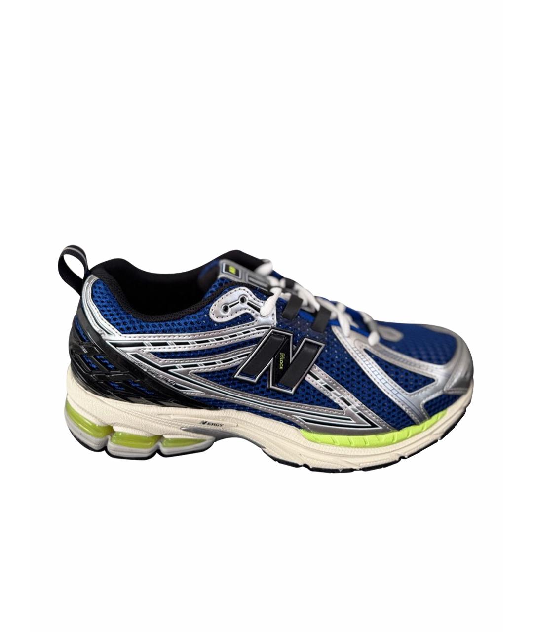 NEW BALANCE Синие текстильные низкие кроссовки / кеды, фото 1
