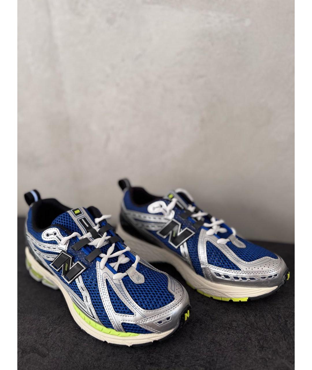NEW BALANCE Синие текстильные низкие кроссовки / кеды, фото 2