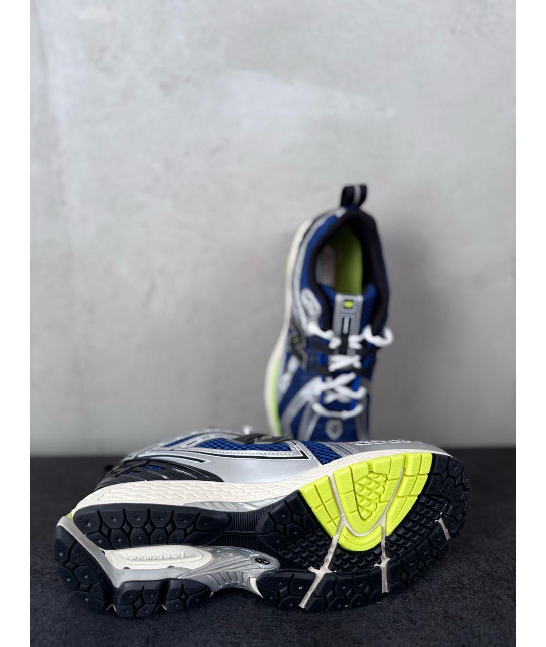 NEW BALANCE Синие текстильные низкие кроссовки / кеды, фото 3