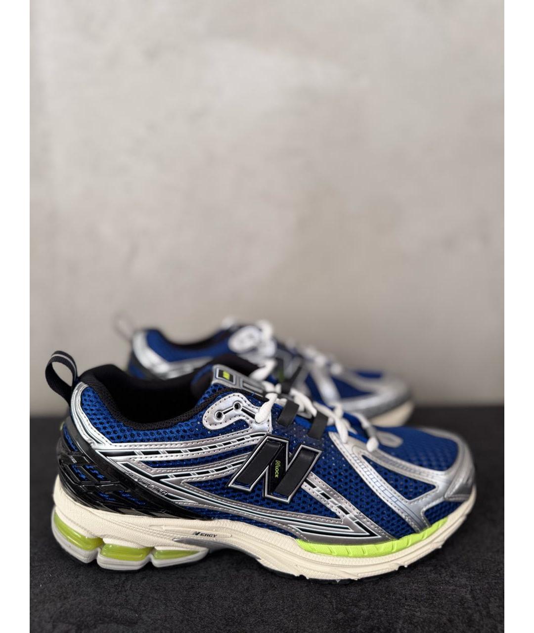 NEW BALANCE Синие текстильные низкие кроссовки / кеды, фото 5